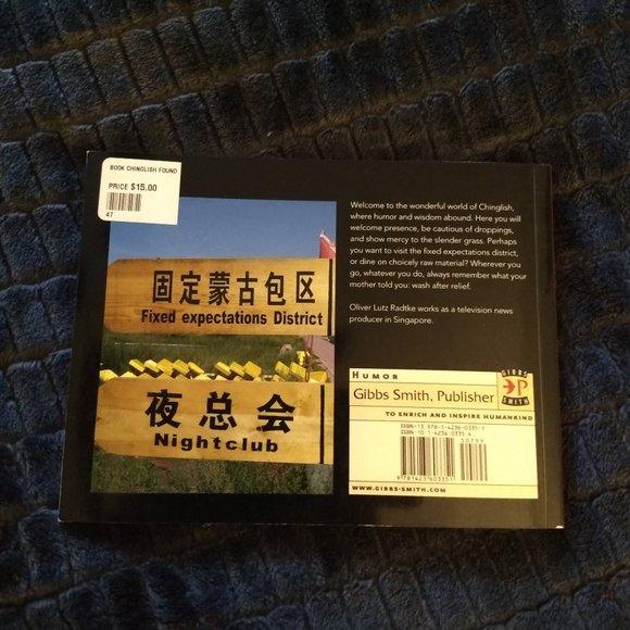 Chinglish photo book of fun english chinese translations NWT - Picture 2 of 4